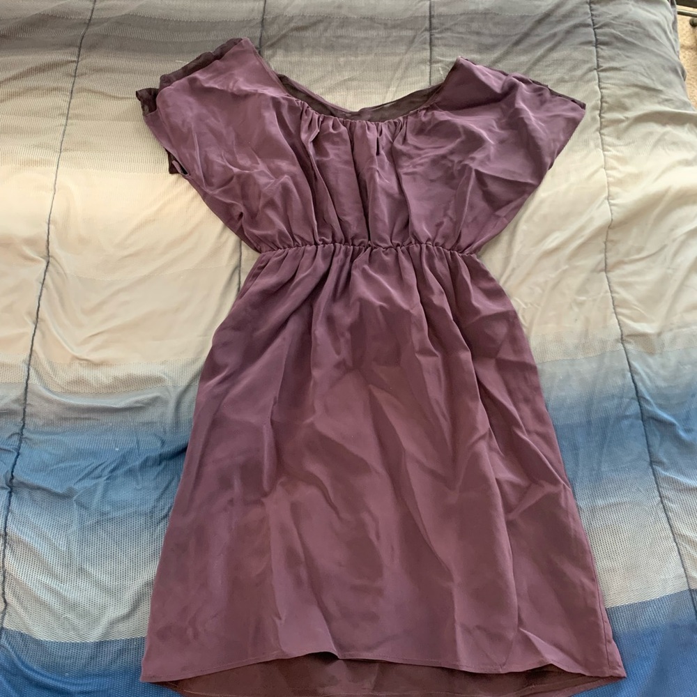 Purple dress